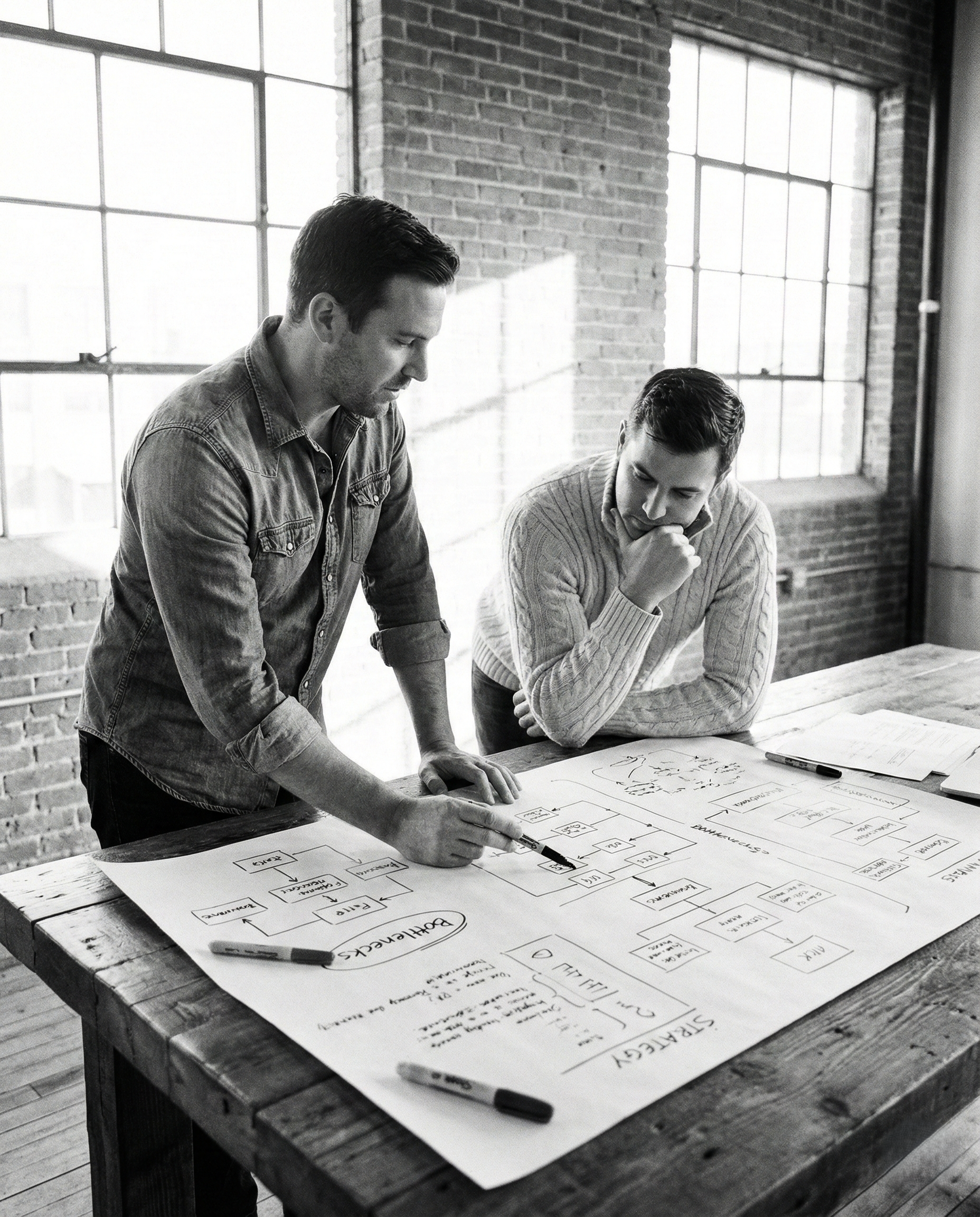 Consulting session focusing on business strategy and scaling